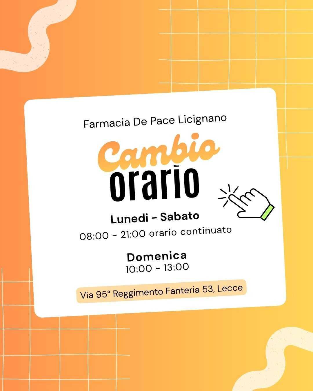 Nuovo Orario🕚 Nuovo Orario🕚