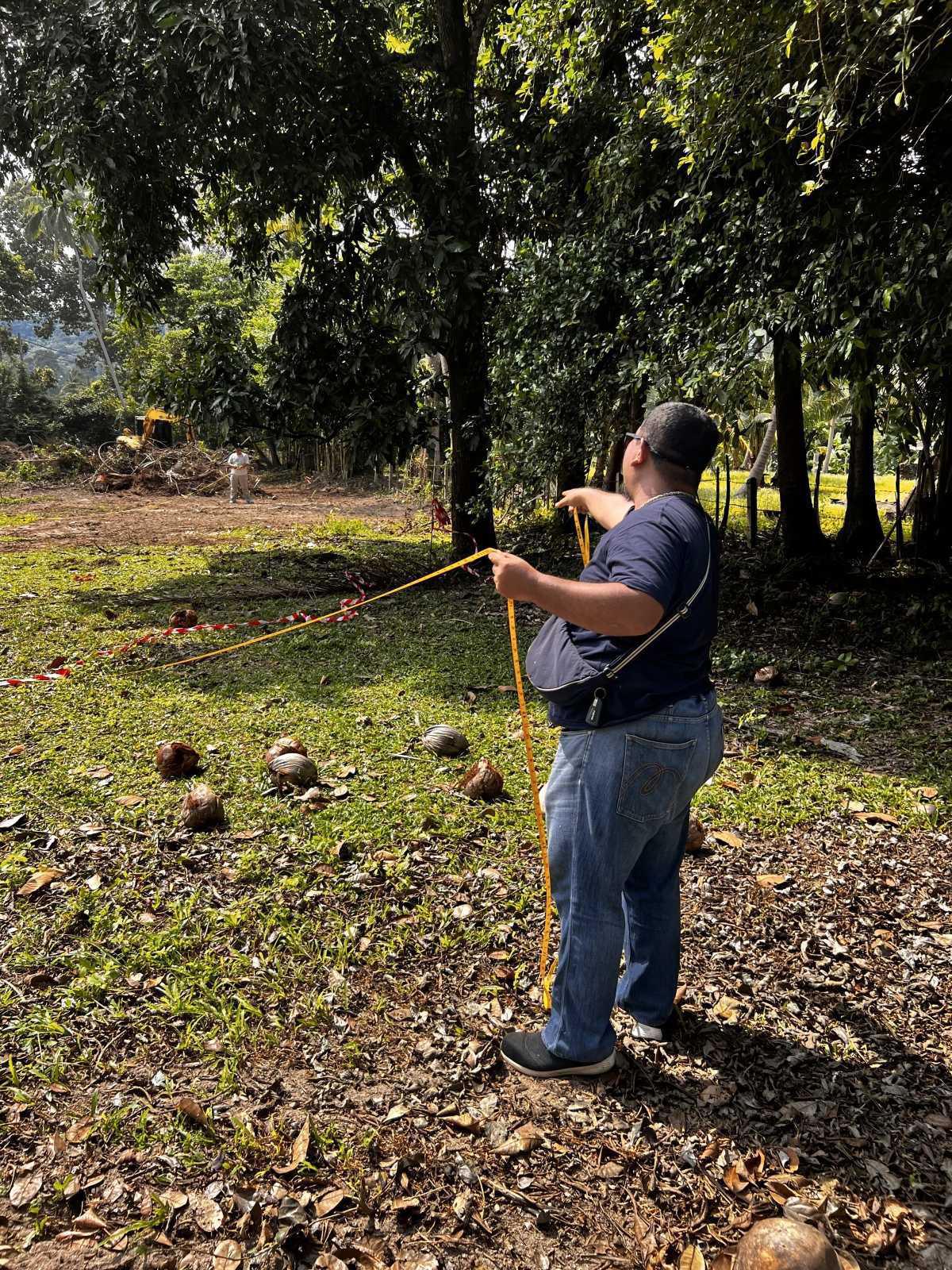 Plotage du terrain et pose des élévations : Plotage du terrain et pose des élévations :