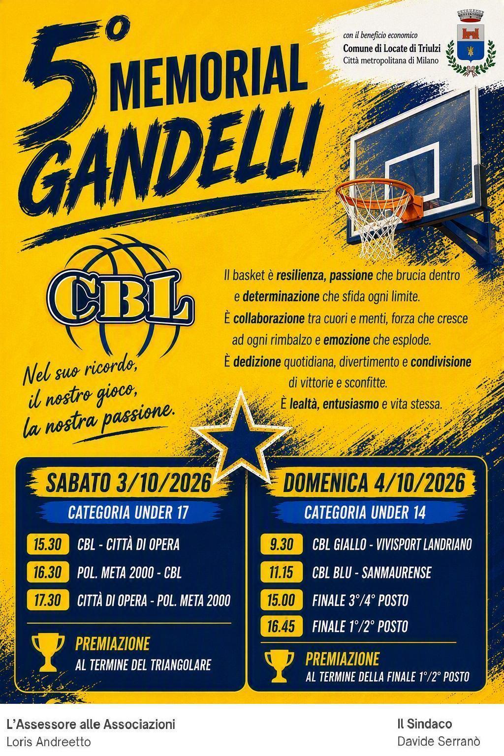 5° Memorial Gandelli
