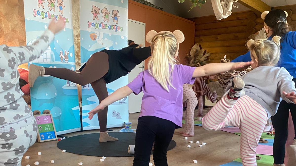 Kinderyoga bij Flow, food & Adventure 