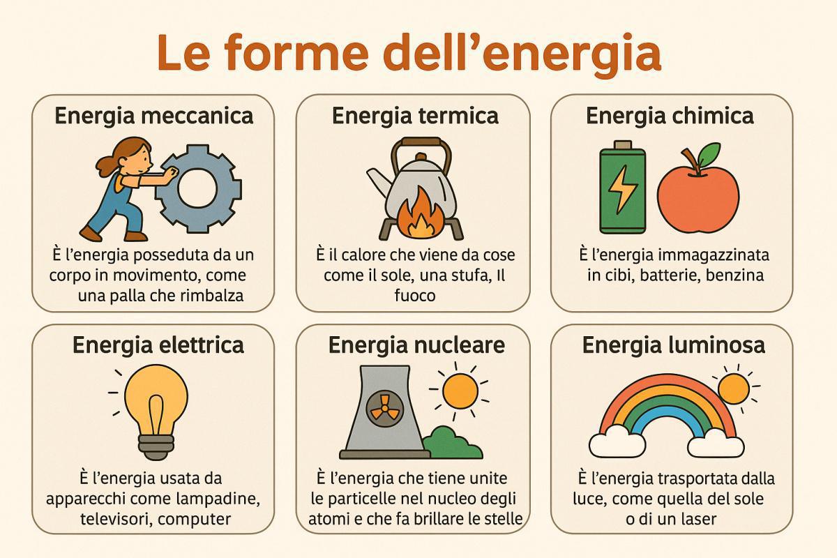 1. Le forme dell'energia 1. Le forme dell'energia