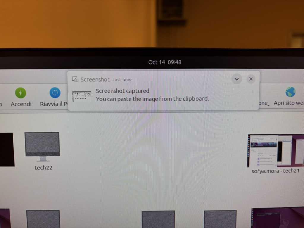 Fare uno screenshot Fare uno screenshot