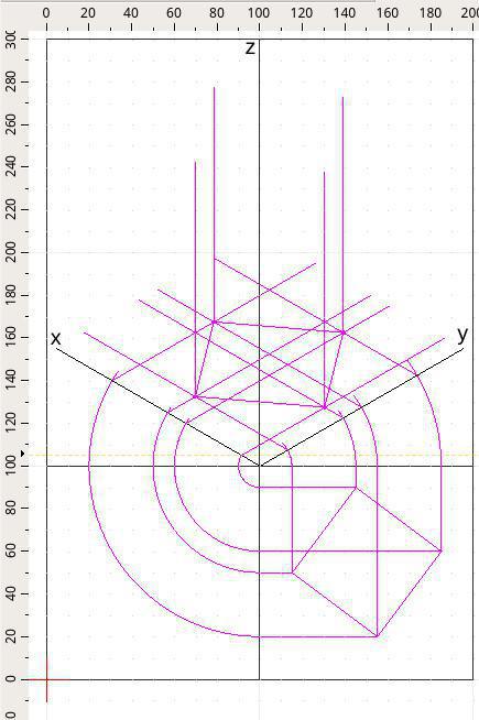 Assonometria PassoPasso xy