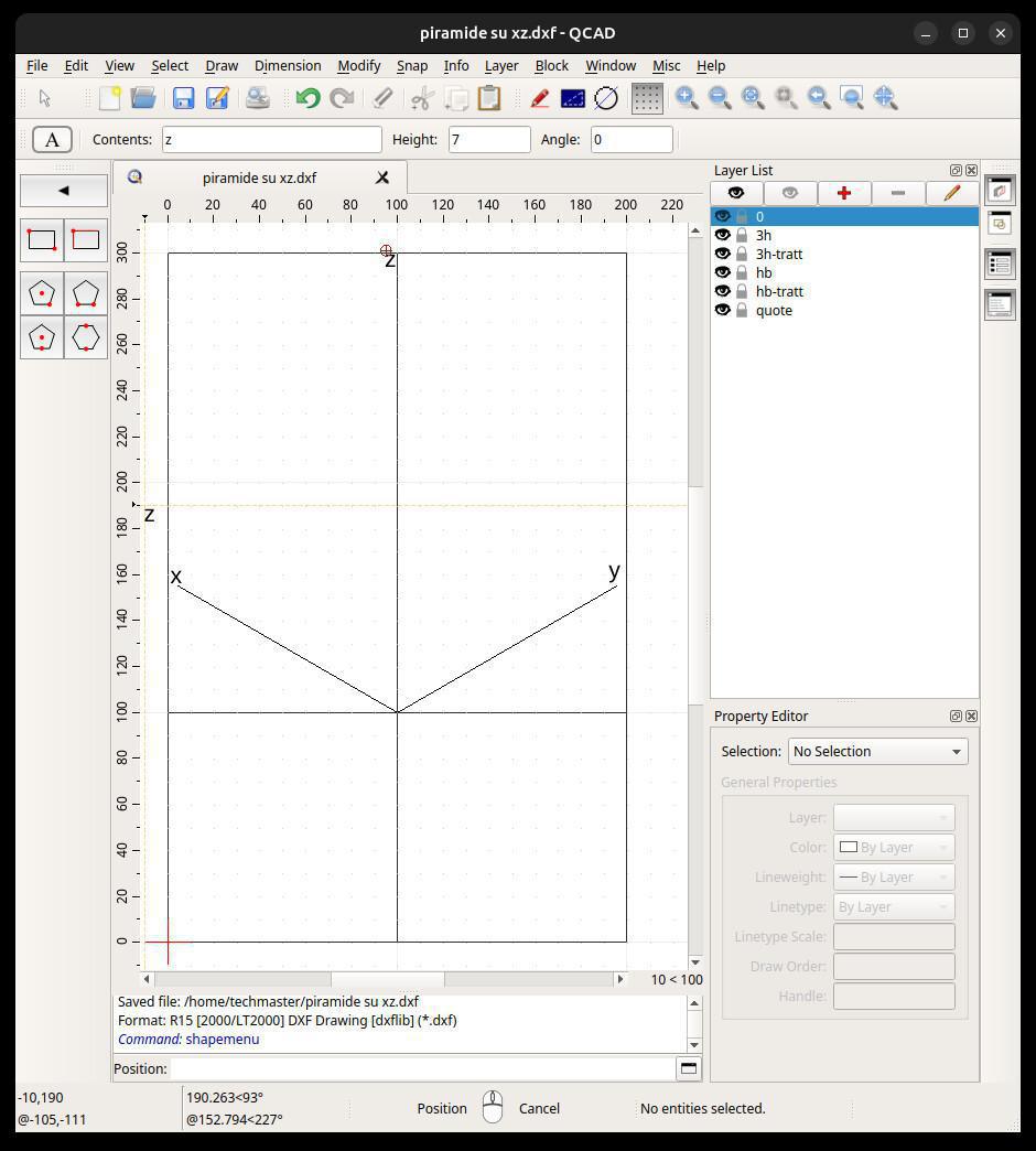 Assonometria PassoPasso xz Assonometria PassoPasso xz