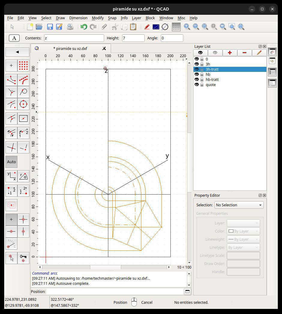 Assonometria PassoPasso xz