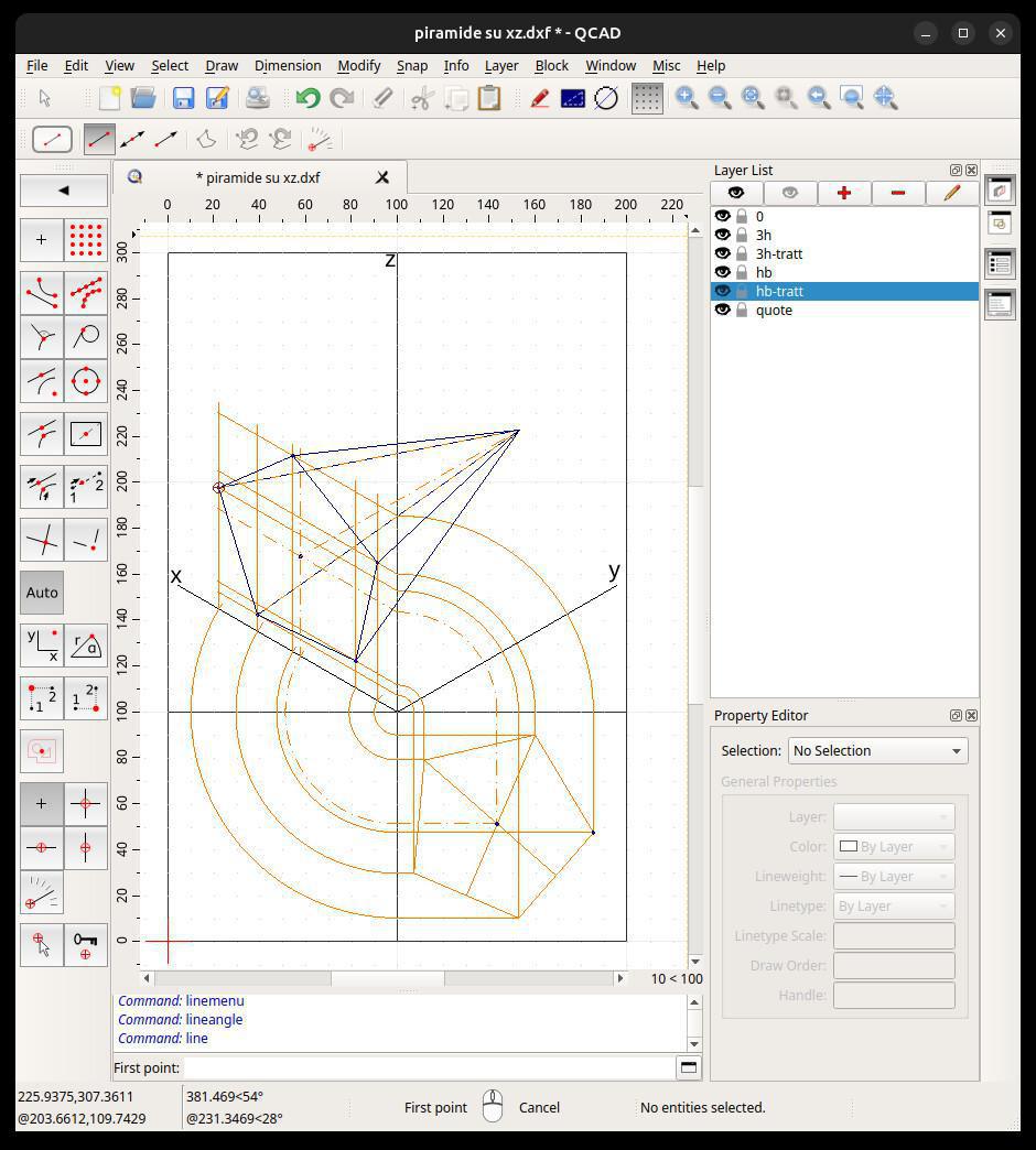 Assonometria PassoPasso xz