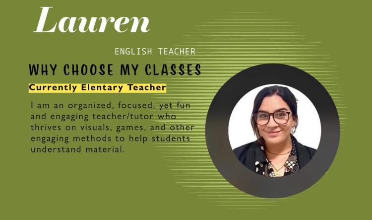 English Tutor Lauren