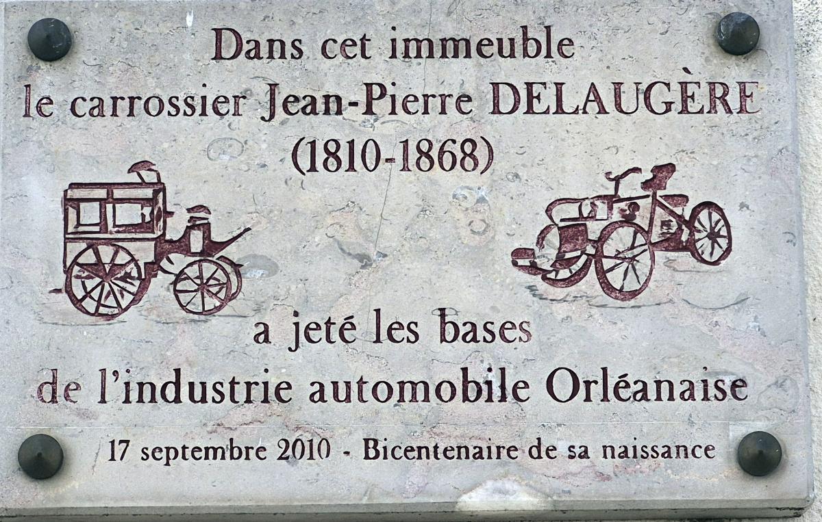 Plaque Jean-Pierre Delaugère