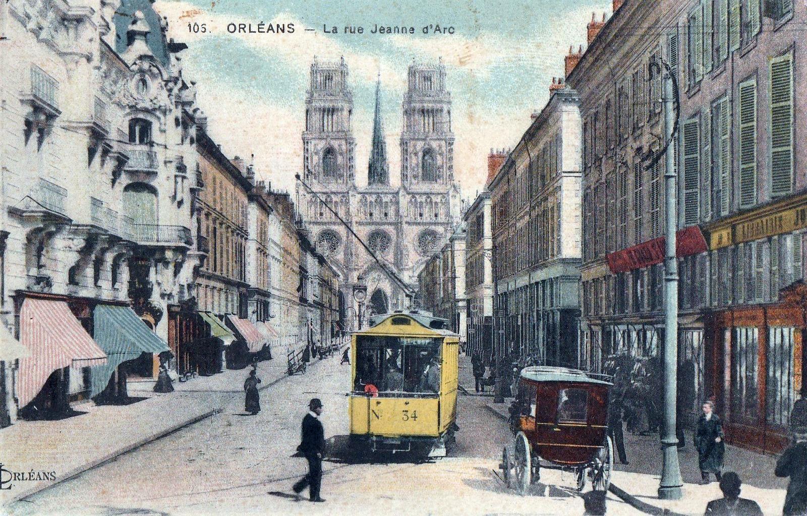 Rue Jeanne d'Arc à Orléans (54)