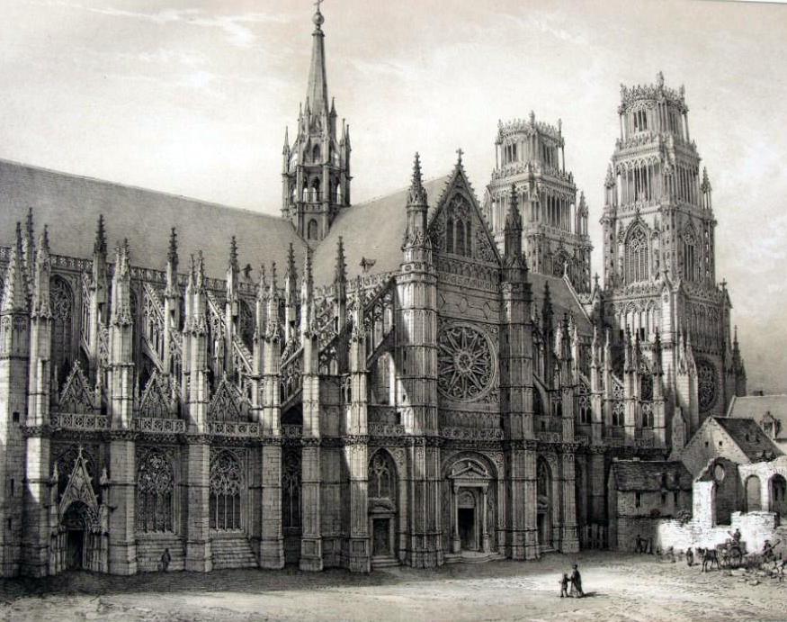Charles Pensée - 1840 - La Cahédrale 