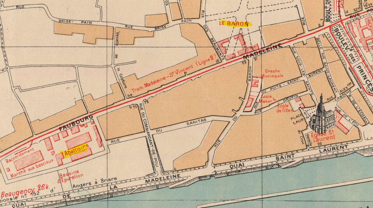 Carte du Faubourg Madeleine