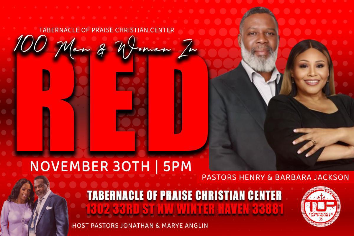 100 Men & Women In Red