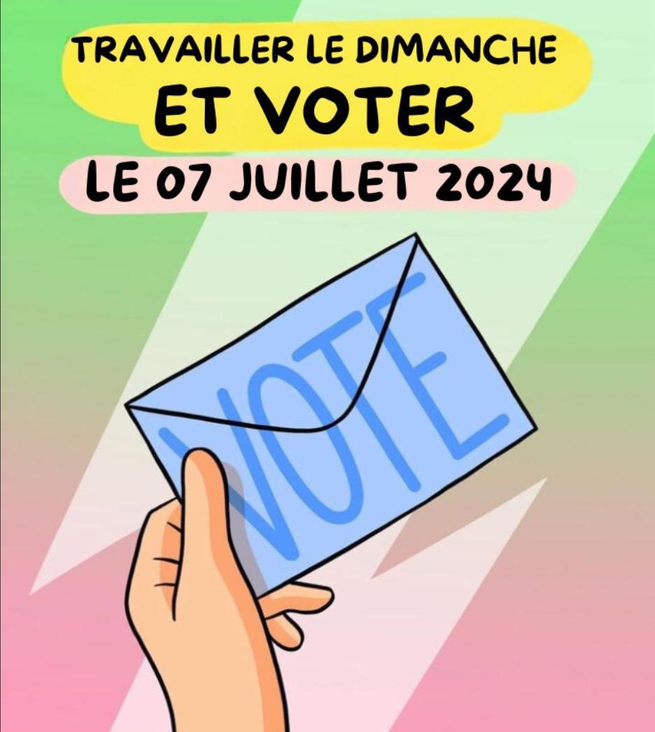 Voter quand on travaille le dimanche : que dit la loi ?