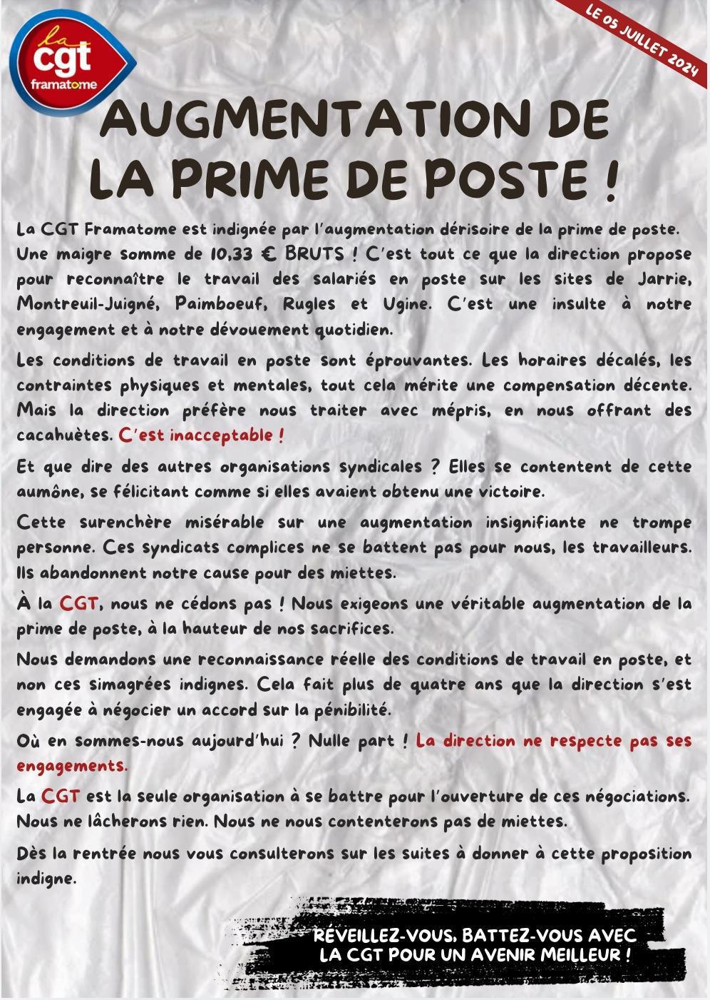 Une insulte aux salariés Une insulte aux salariés
