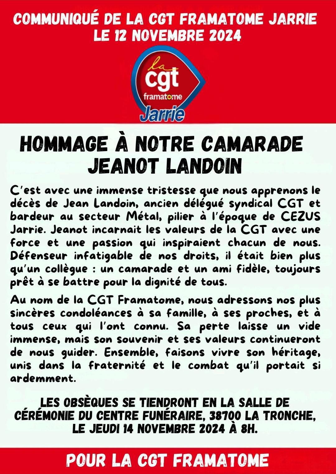 ADIEU CAMARADE