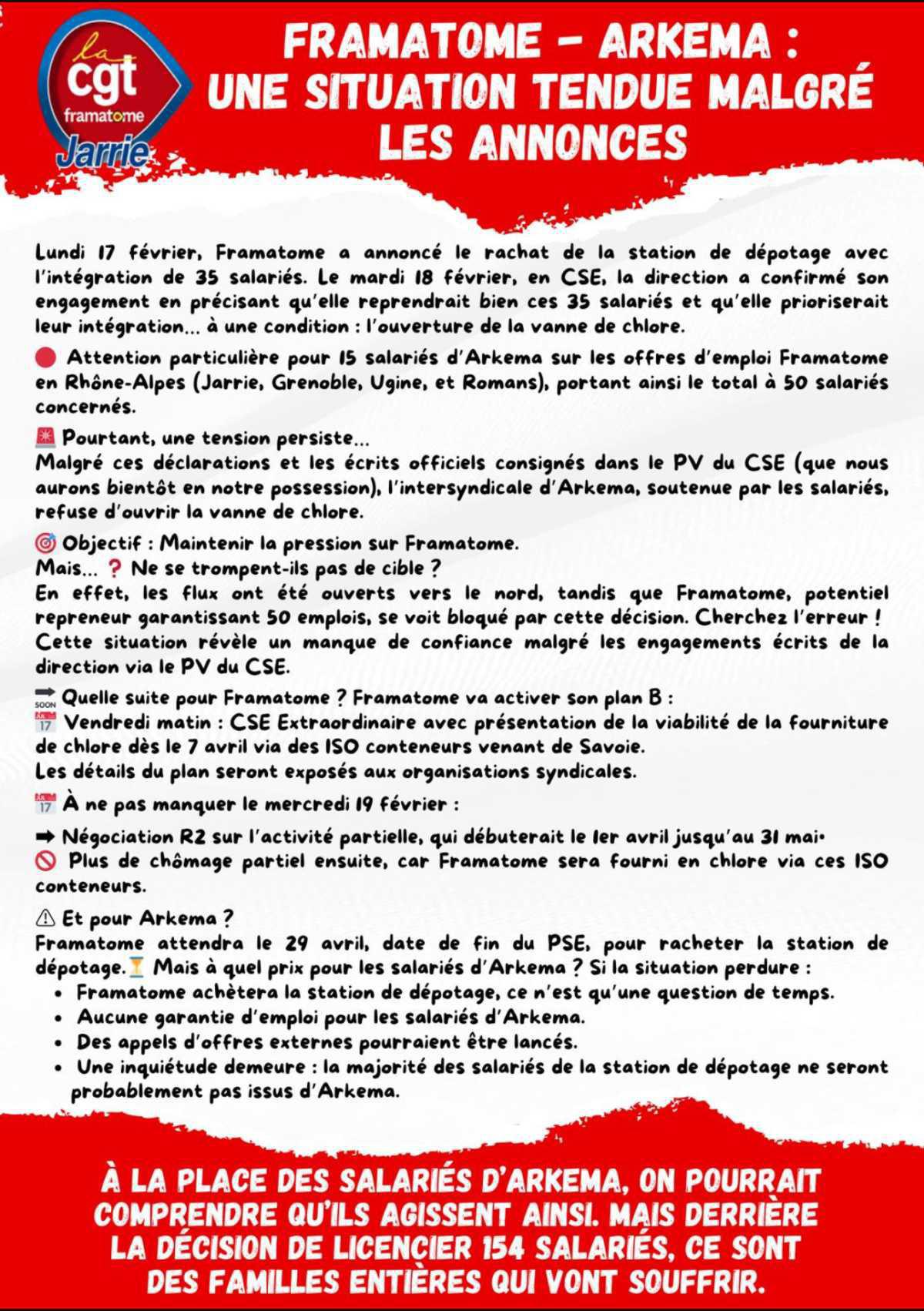 🔴 Framatome - Arkema : Tension en hausse ! 🔴