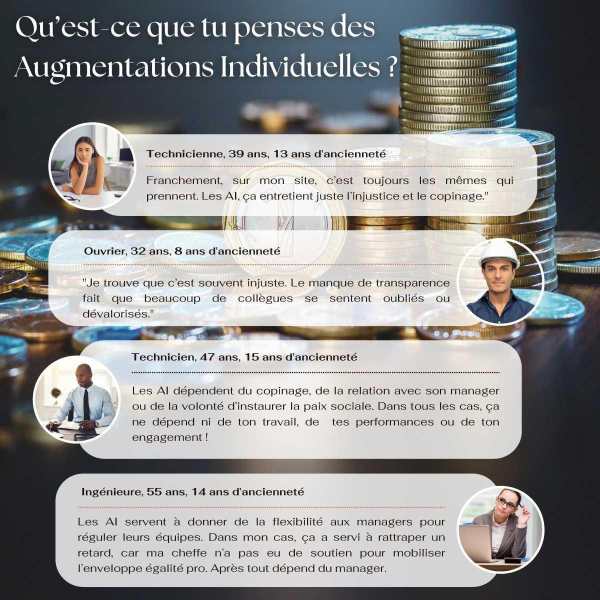 "Les augmentations individuelles, moi..."