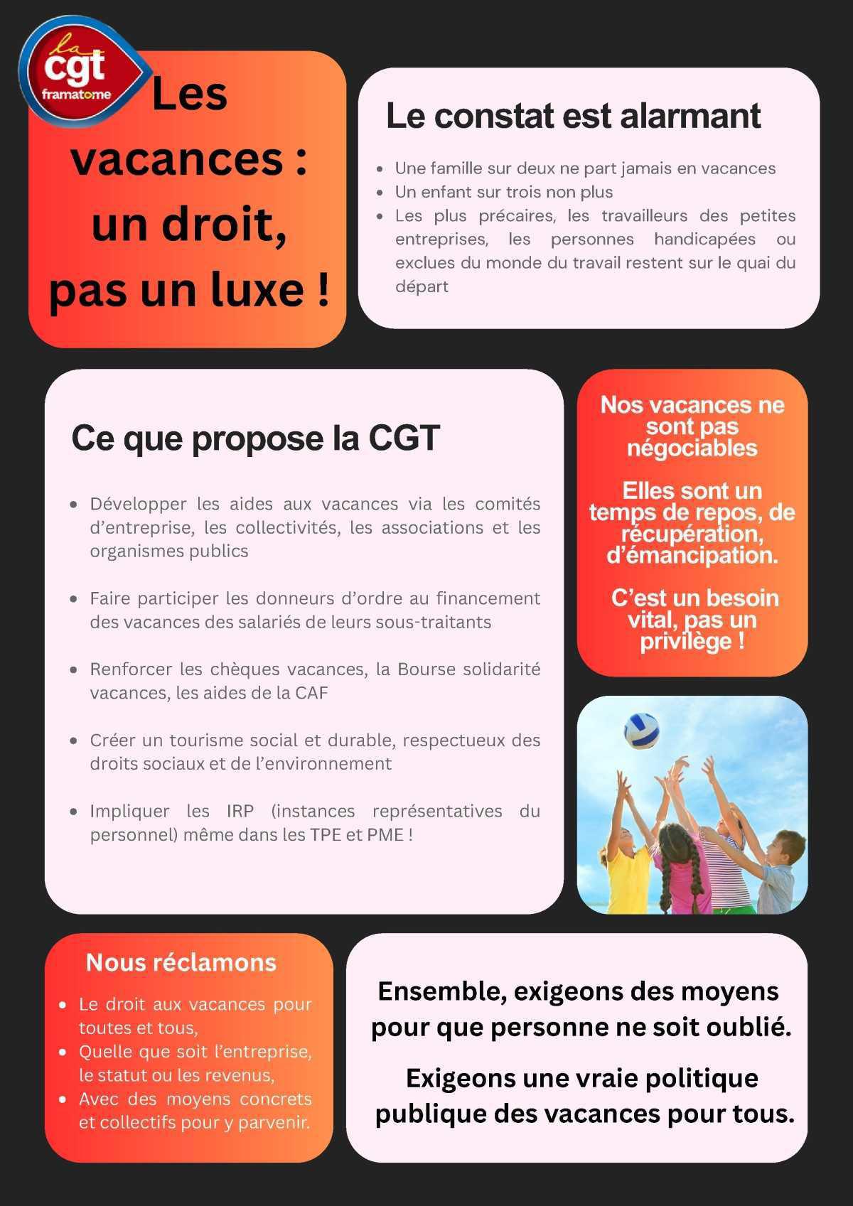 Le droit aux vacances