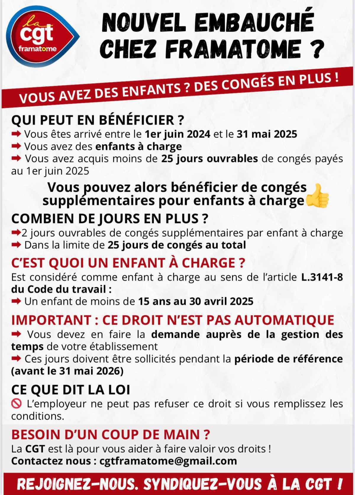 🚨 Nouvel embauché chez Framatome ! 🚨 Nouvel embauché chez Framatome !