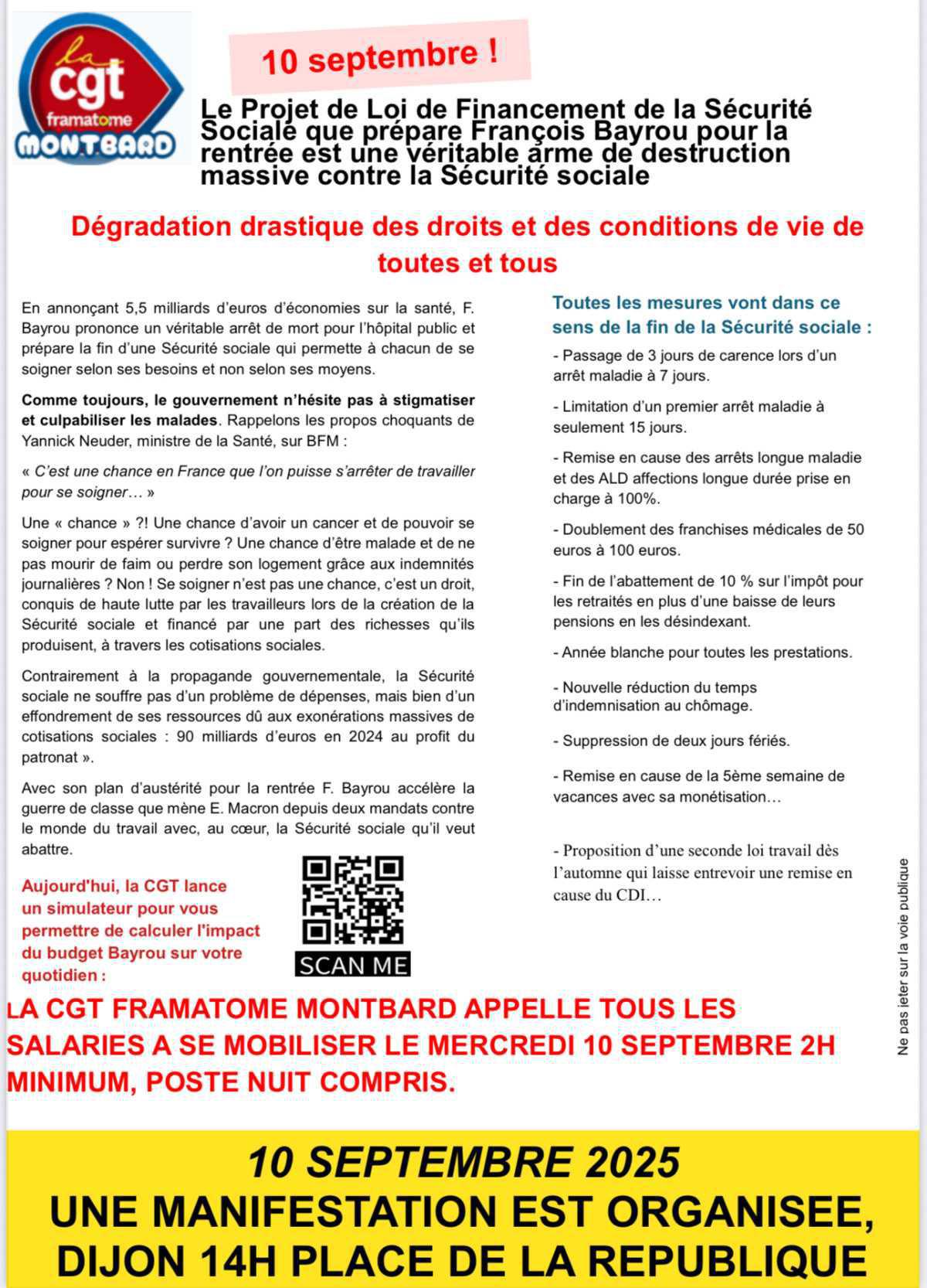📢 10 SEPTEMBRE : POUR LA JUSTICE SOCIALE ! 📢 10 SEPTEMBRE : POUR LA JUSTICE SOCIALE !