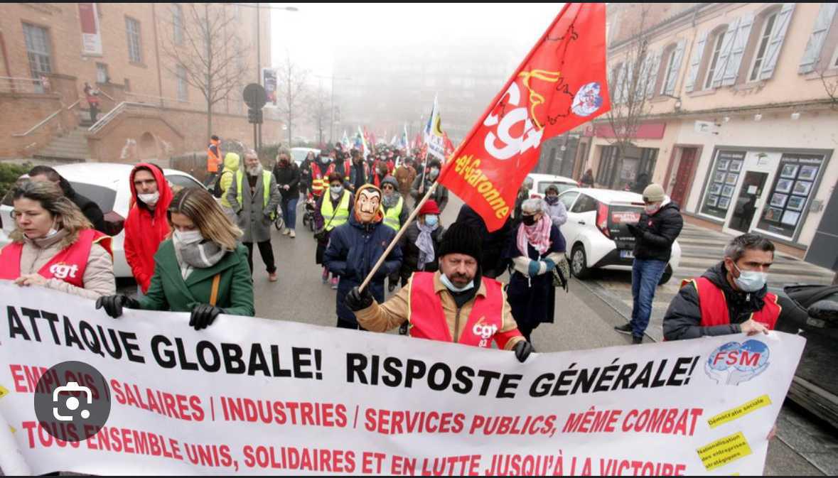 Riposte générale face au gouvernement. Mobilisation intersyndicale à Romans ✊ 