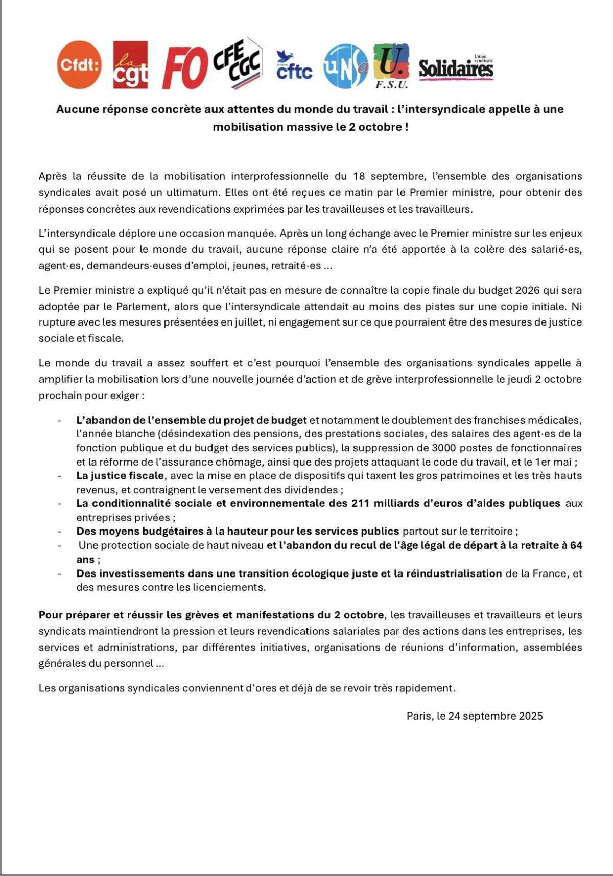 Ensemble on montre qu'on est là ✊️