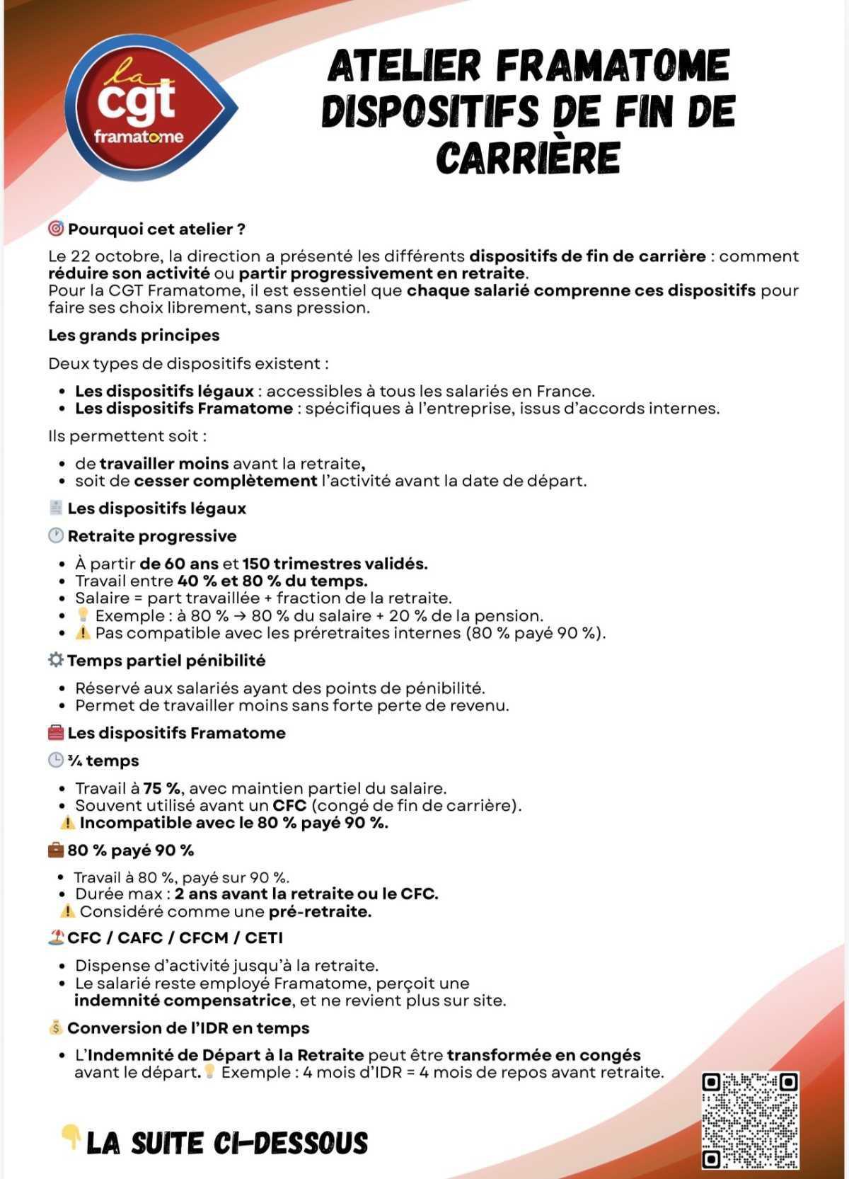 Dispositif Fin Carrière : focus sur l’atelier du 22 octobre Dispositif Fin Carrière : focus sur l’atelier du 22 octobre