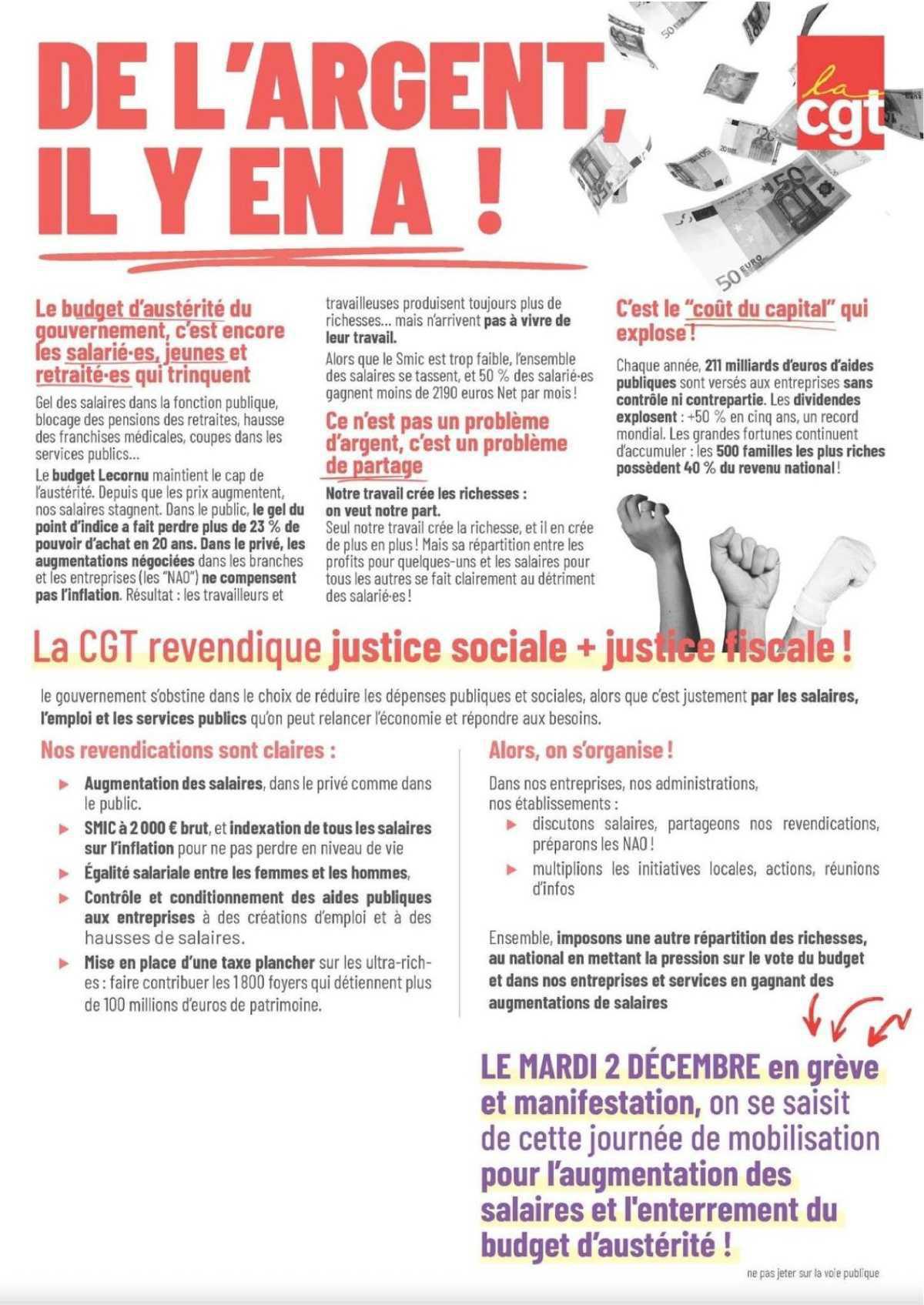 Le 2 décembre 2025, on se mobilise pour nos salaires, nos services publics, la justice sociale et fiscale! Le 2 décembre 2025, on se mobilise pour nos salaires, nos services publics, la justice sociale et fiscale!