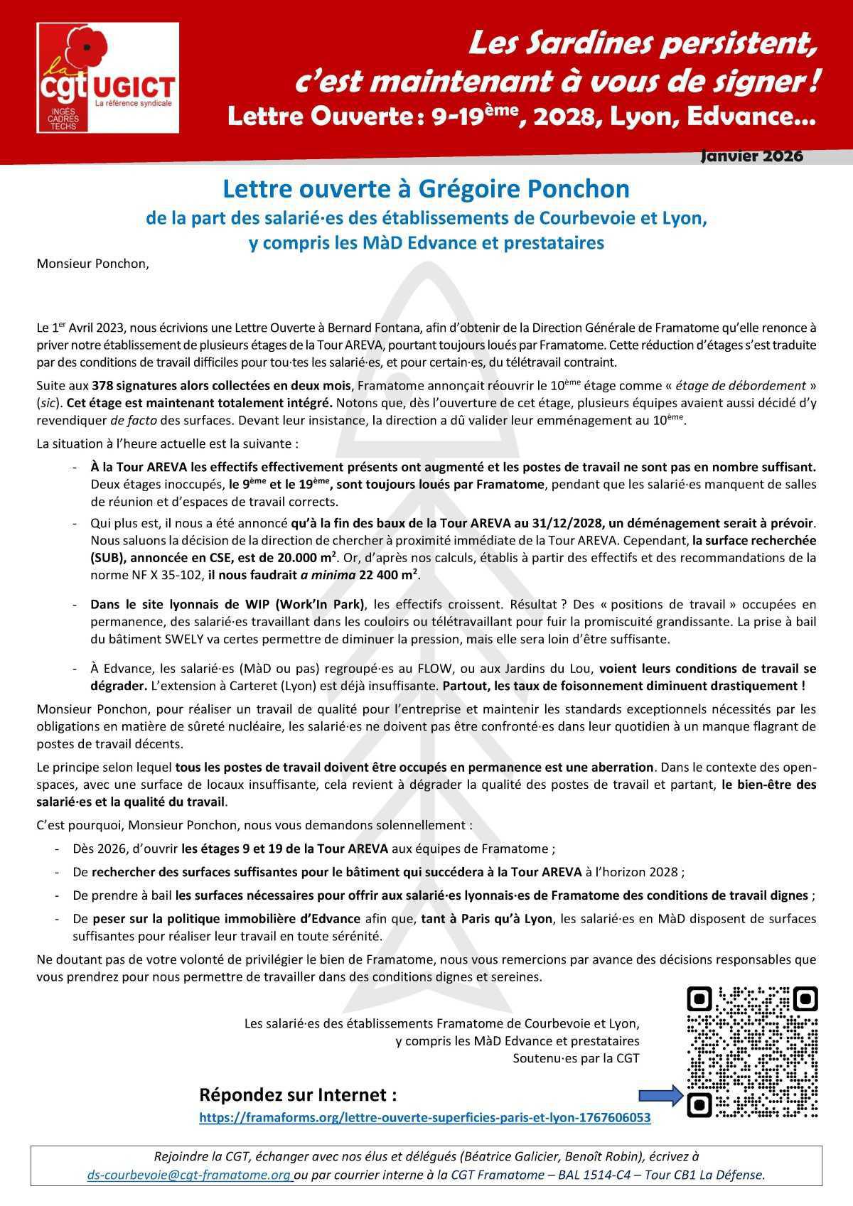 Lettre ouverte : les sardines persistent, à vous de signer !