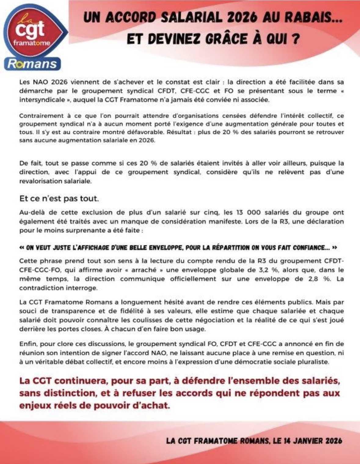 NAO 2026 : les coulisses des négociations 