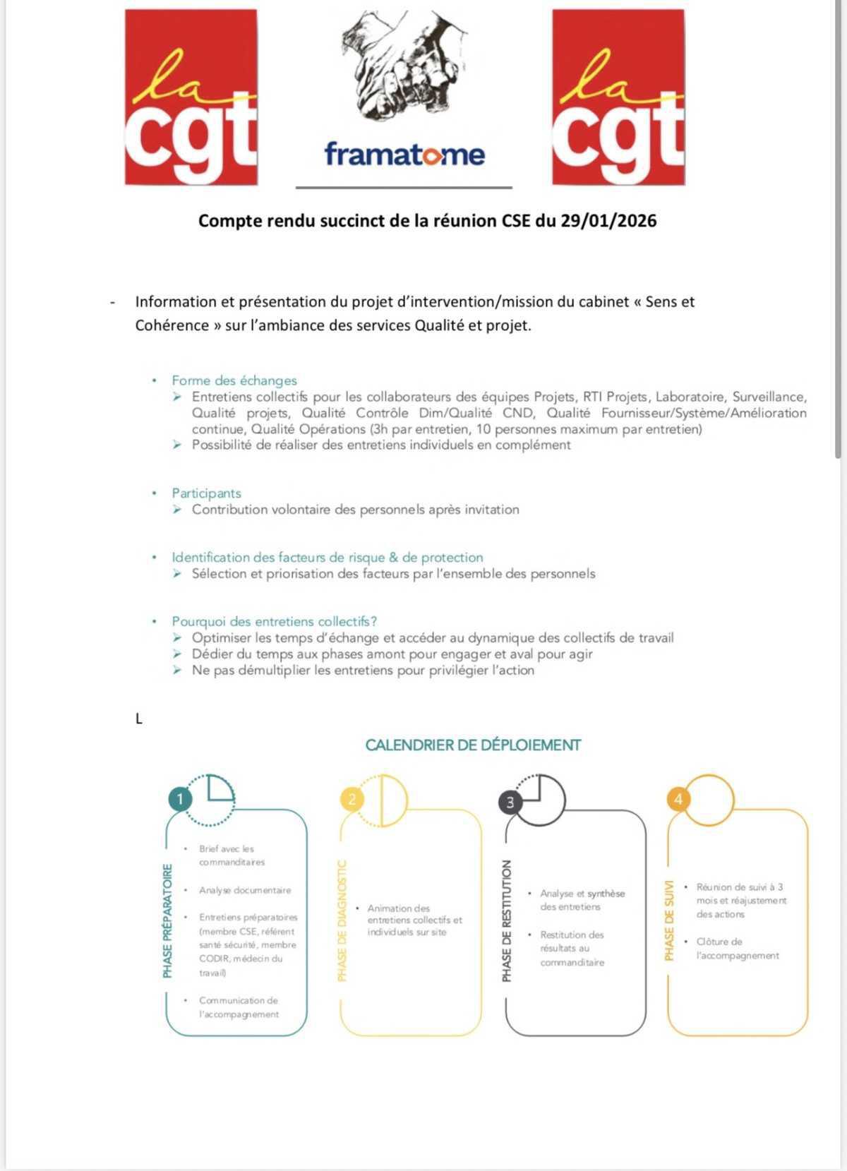 ÉCHOS CSE JANVIER 2026