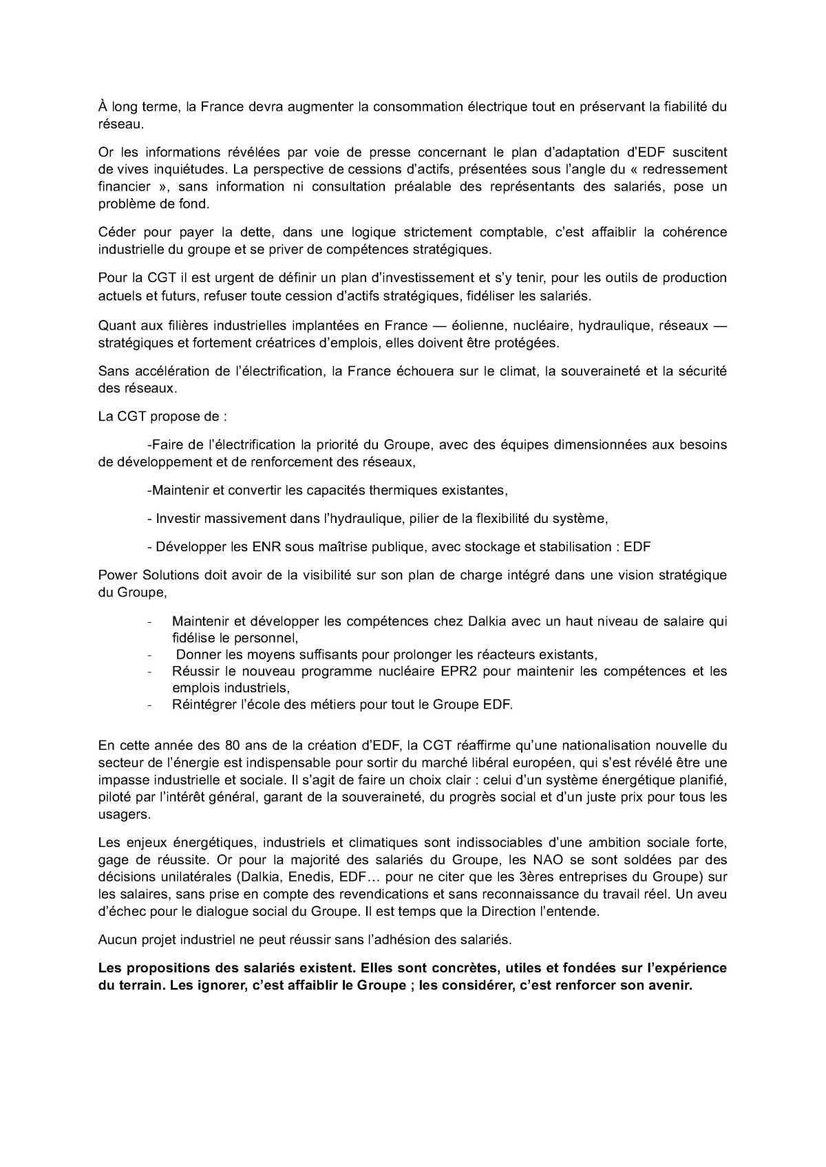 📣 Compte Rendu du Comité de Groupe France EDF du 21 janvier 2026 🔴 📣 Compte Rendu du Comité de Groupe France EDF du 21 janvier 2026 🔴