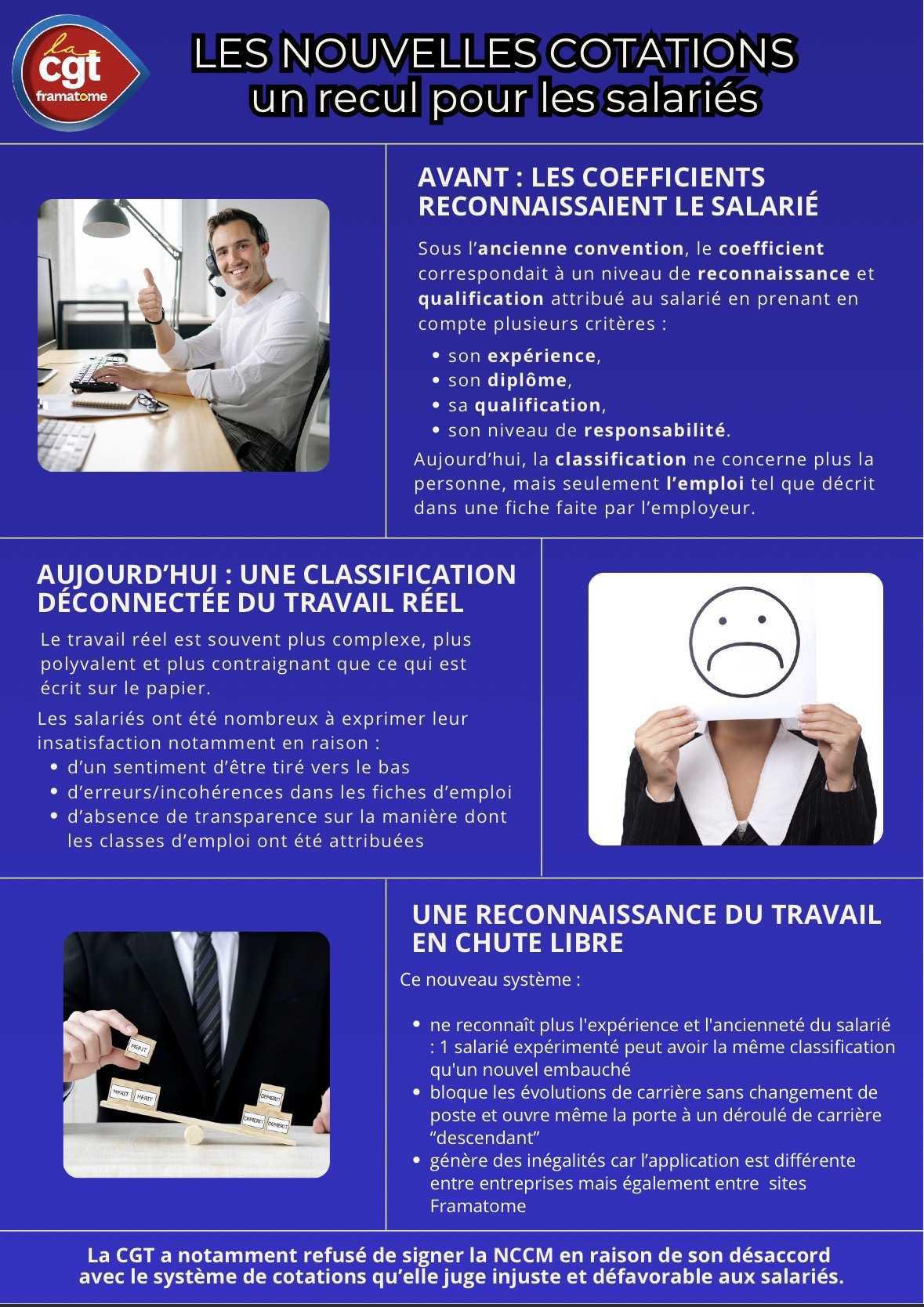 La convention collective, toujours une belle arnaque du point de vue de la CGT