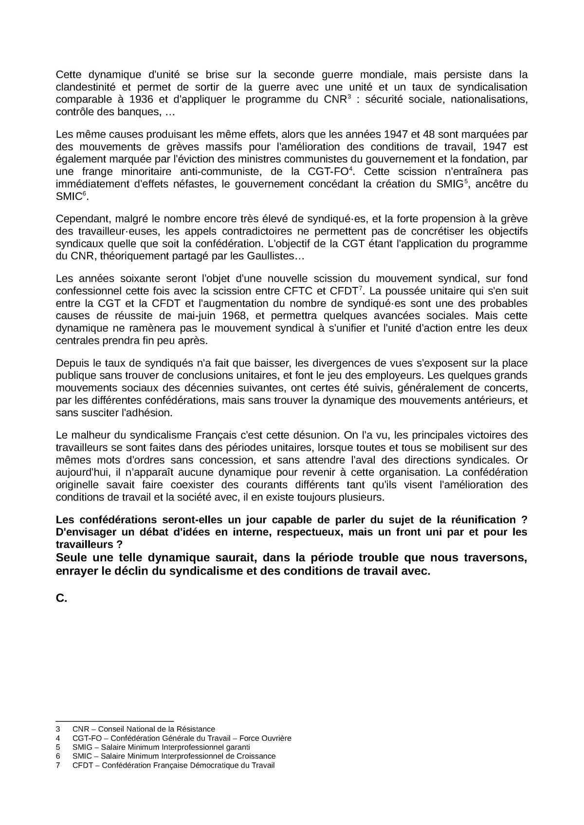 Un peu d'histoire: la CGT et le syndicalisme unitaire 🔴 Un peu d'histoire: la CGT et le syndicalisme unitaire 🔴