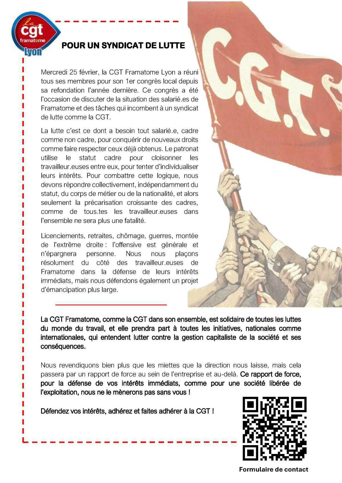 🔴Congrès de la CGT Framatome Lyon 🔴Congrès de la CGT Framatome Lyon