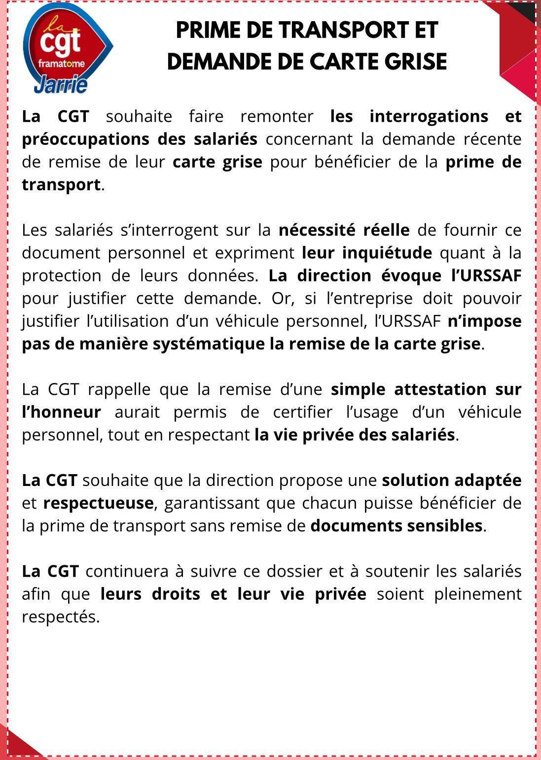 📣 Déclarations CGT au CSE du 12 mars 2026