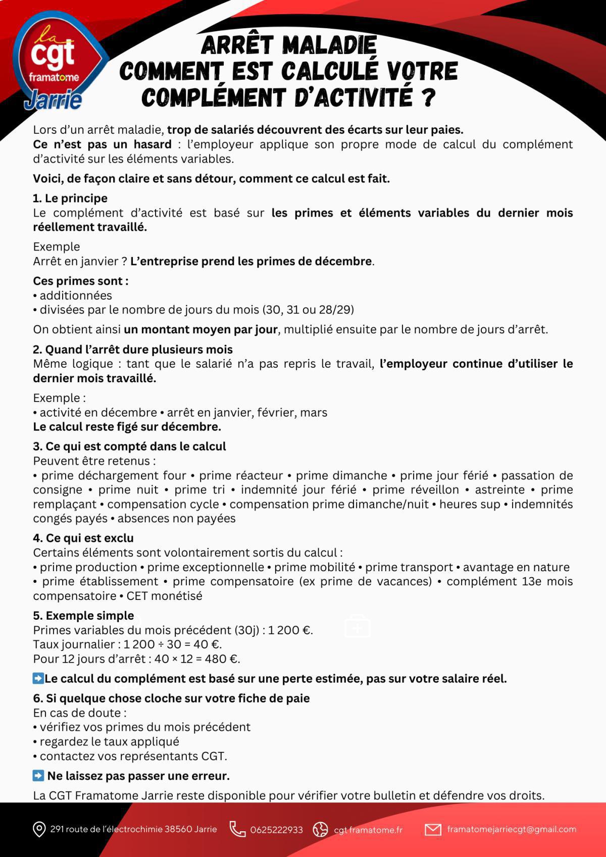 Arrêt maladie : pourquoi votre salaire change et comment est calculé votre complément