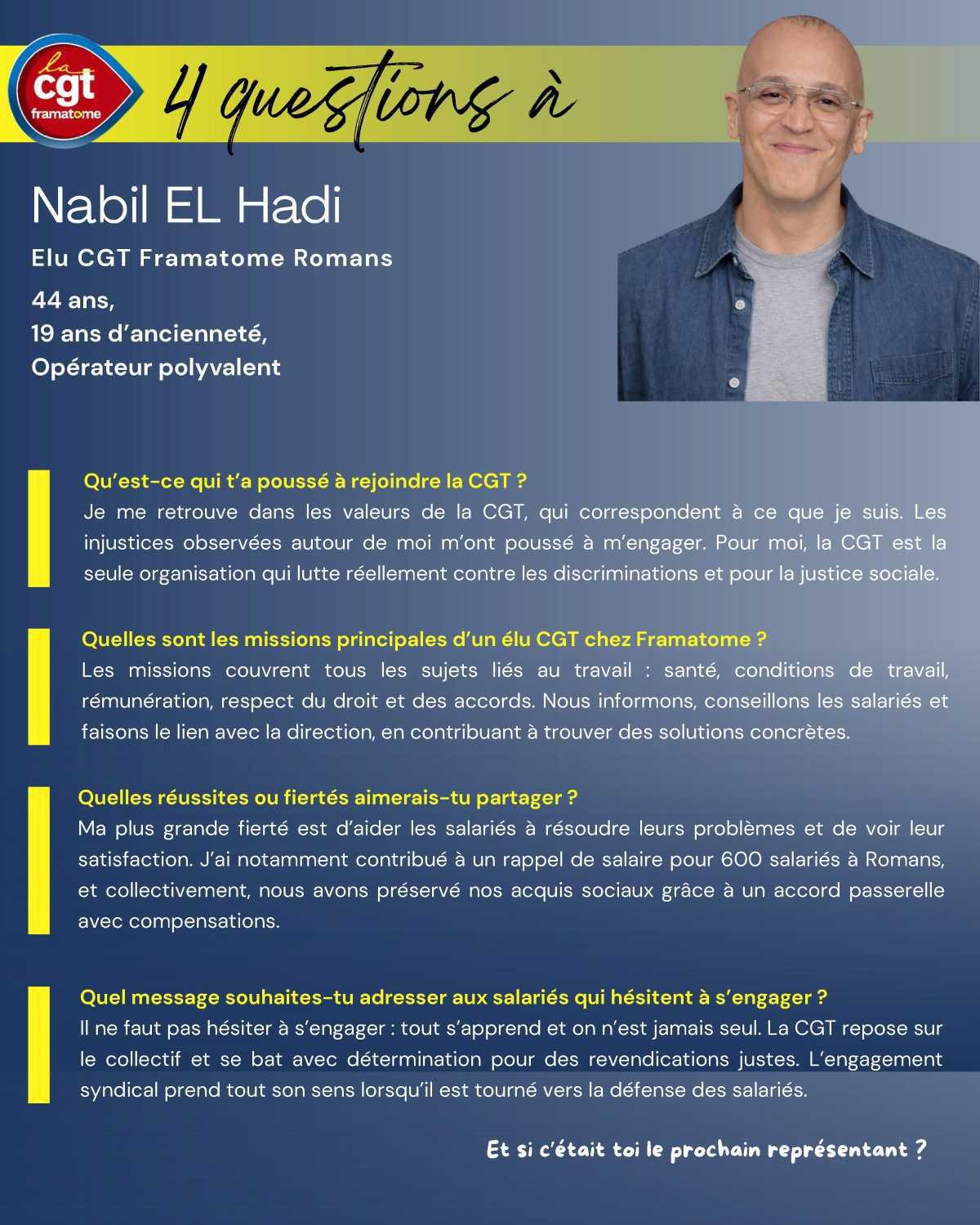 🎤 L’interview de nos militants CGT Framatome (la suite!) 🎤 L’interview de nos militants CGT Framatome (la suite!)