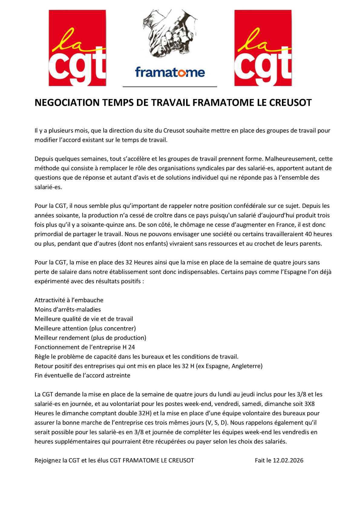 ⌚Négo Temps de travail - 1er Round!