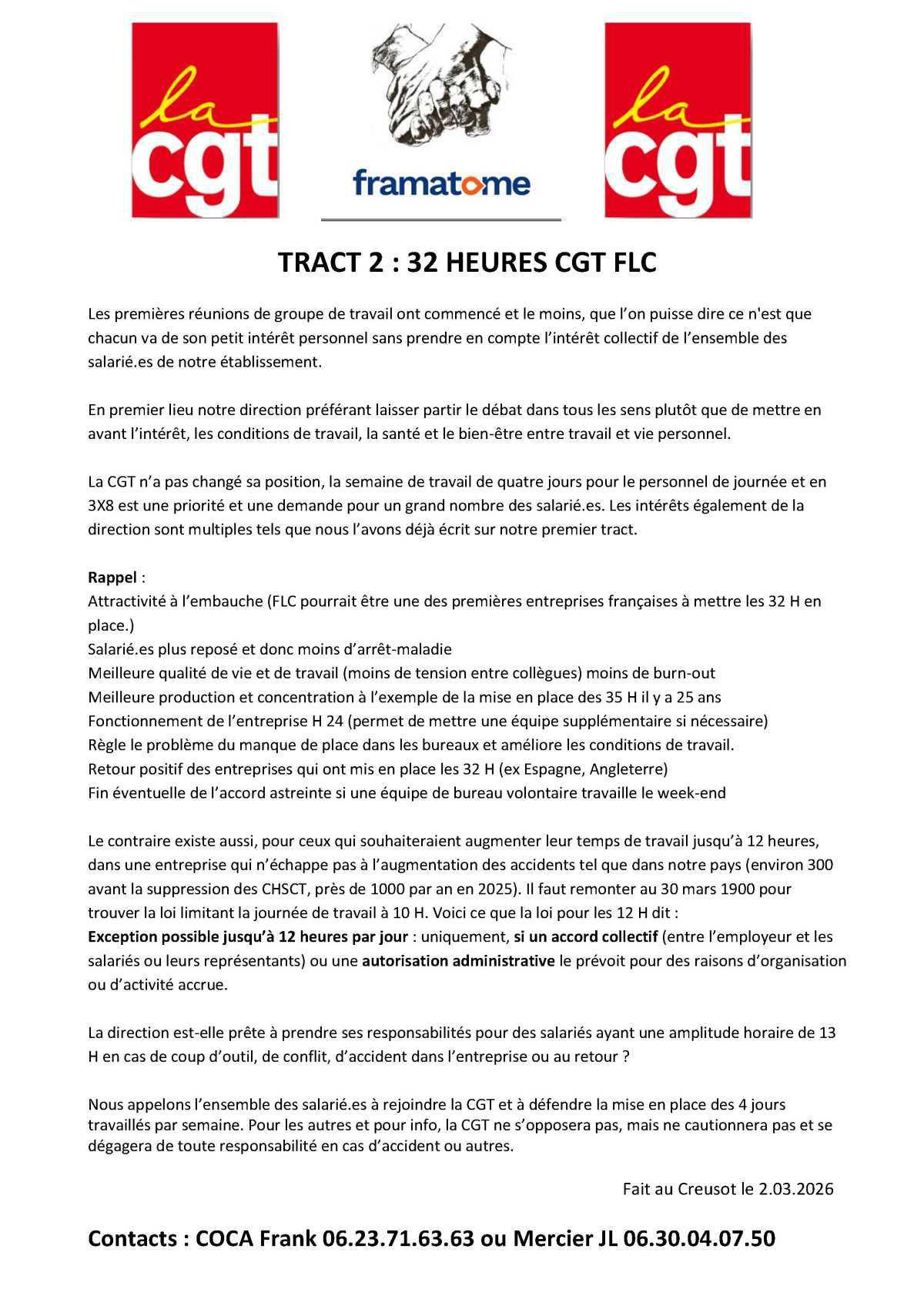 ⌚Négo Temps de travail - 2ème Round!