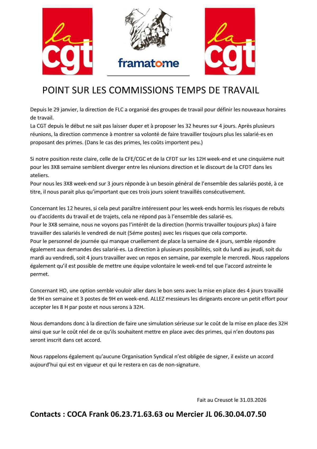 ⌚Négo Temps de travail - 3ème Round! ⌚Négo Temps de travail - 3ème Round!