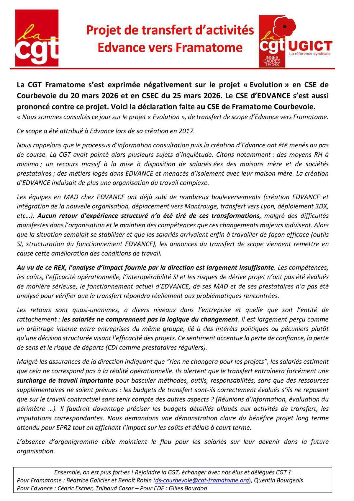 Projet Evolution: les salarié·es ne sont pas des pions, le projet EPR2 ne pourra pas réussir sans elleux! Projet Evolution: les salarié·es ne sont pas des pions, le projet EPR2 ne pourra pas réussir sans elleux!