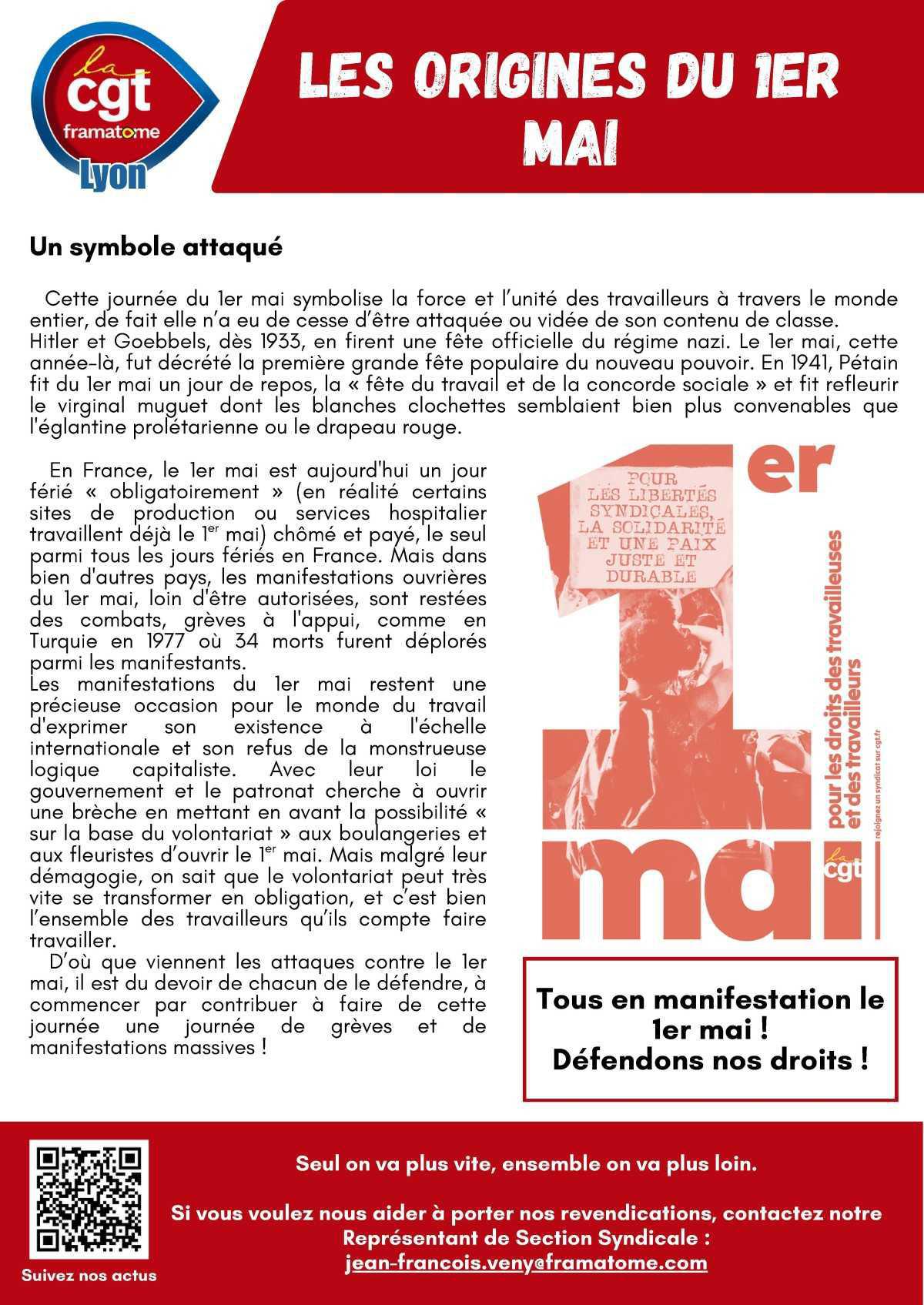 le 1er mai, tous et toutes en manifestation! le 1er mai, tous et toutes en manifestation!