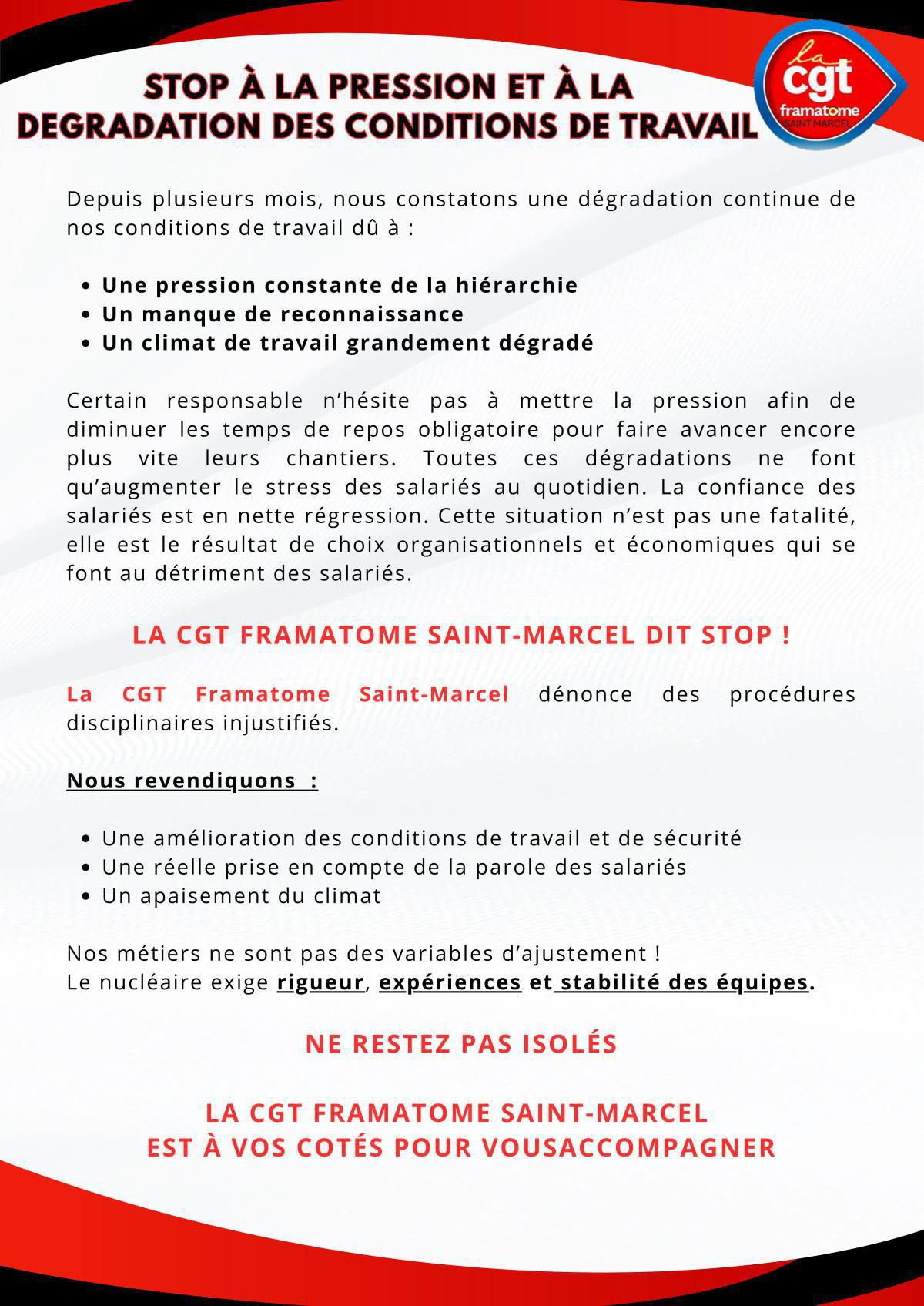 STOP à la pression