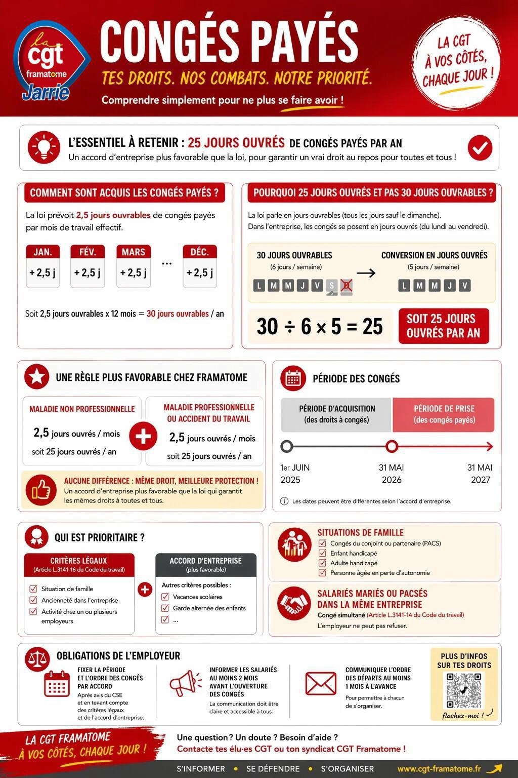 Congés payés : faisons respecter nos droits Congés payés : faisons respecter nos droits