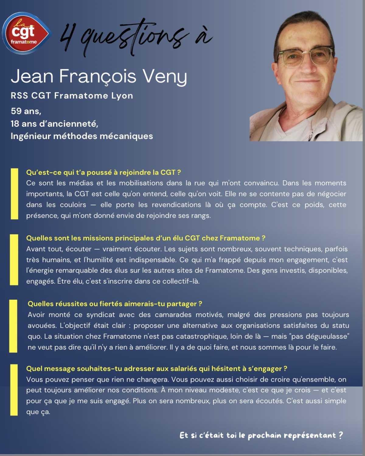 La suite de l’interview de nos militants CGT Framatome
