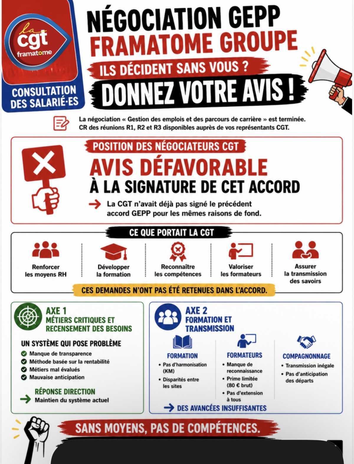 📢 CONSULTATION DES SALARIÉ·ES ACCORD CENTRAL GEPP – FRAMATOME GROUPE 📢 CONSULTATION DES SALARIÉ·ES ACCORD CENTRAL GEPP – FRAMATOME GROUPE