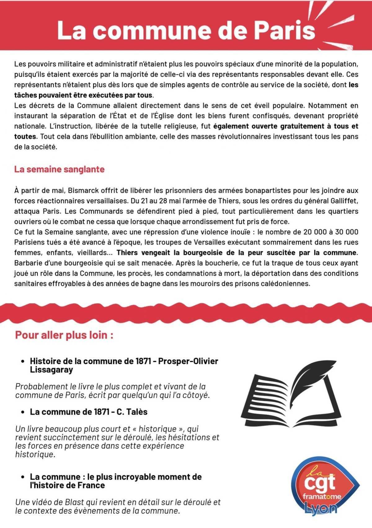  La Commune de Paris : quand le peuple prenait son destin en main
