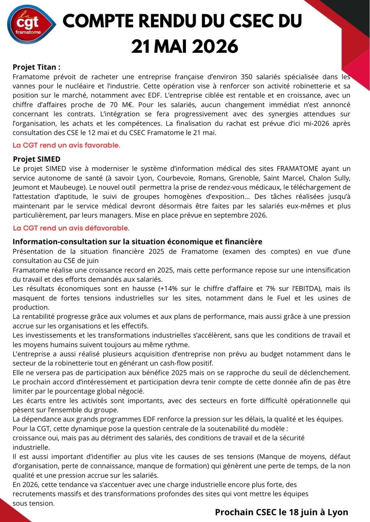 📣 CSEC du 21 mai 2026