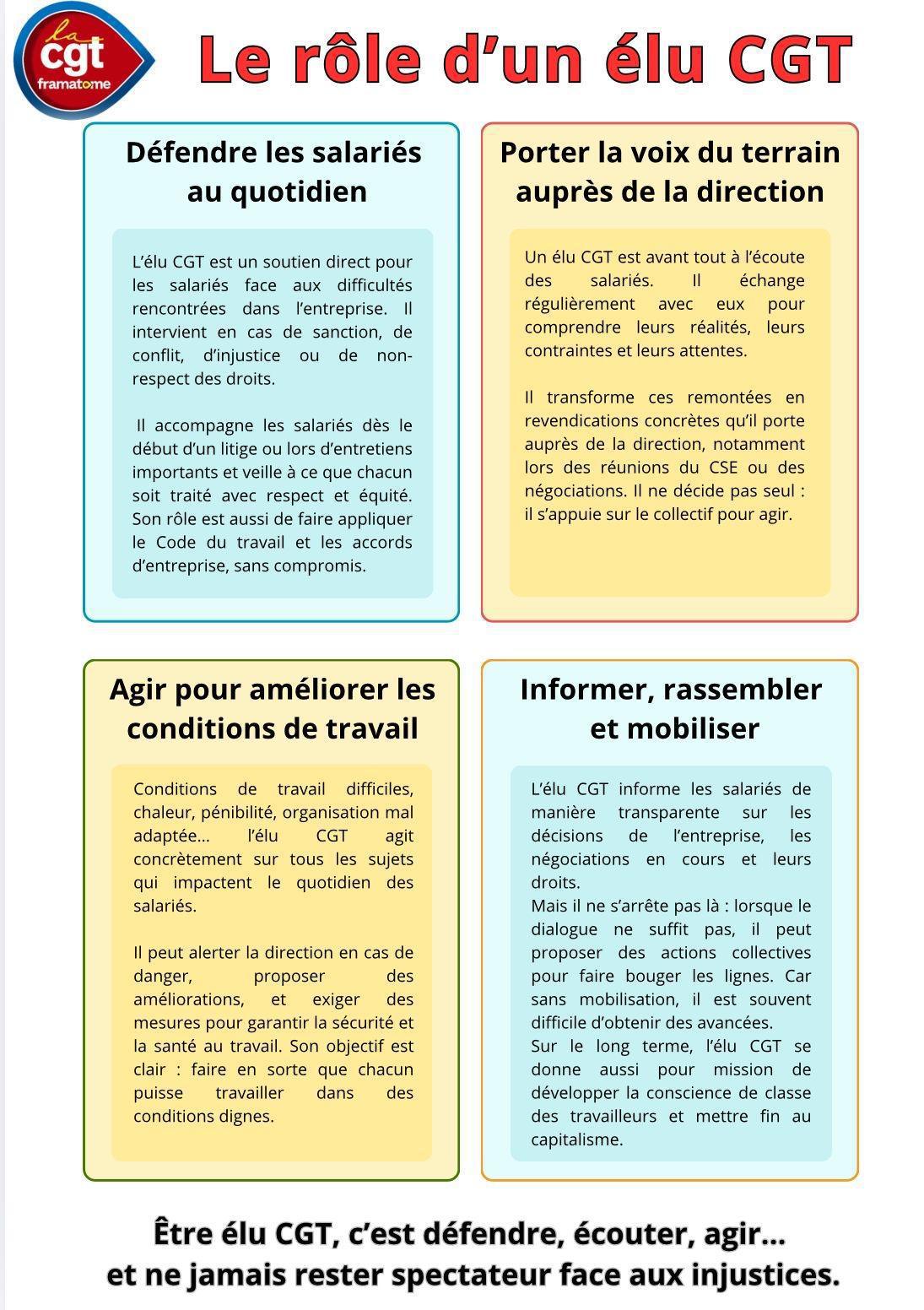  Pourquoi les élus CGT sont essentiels dans l’entreprise